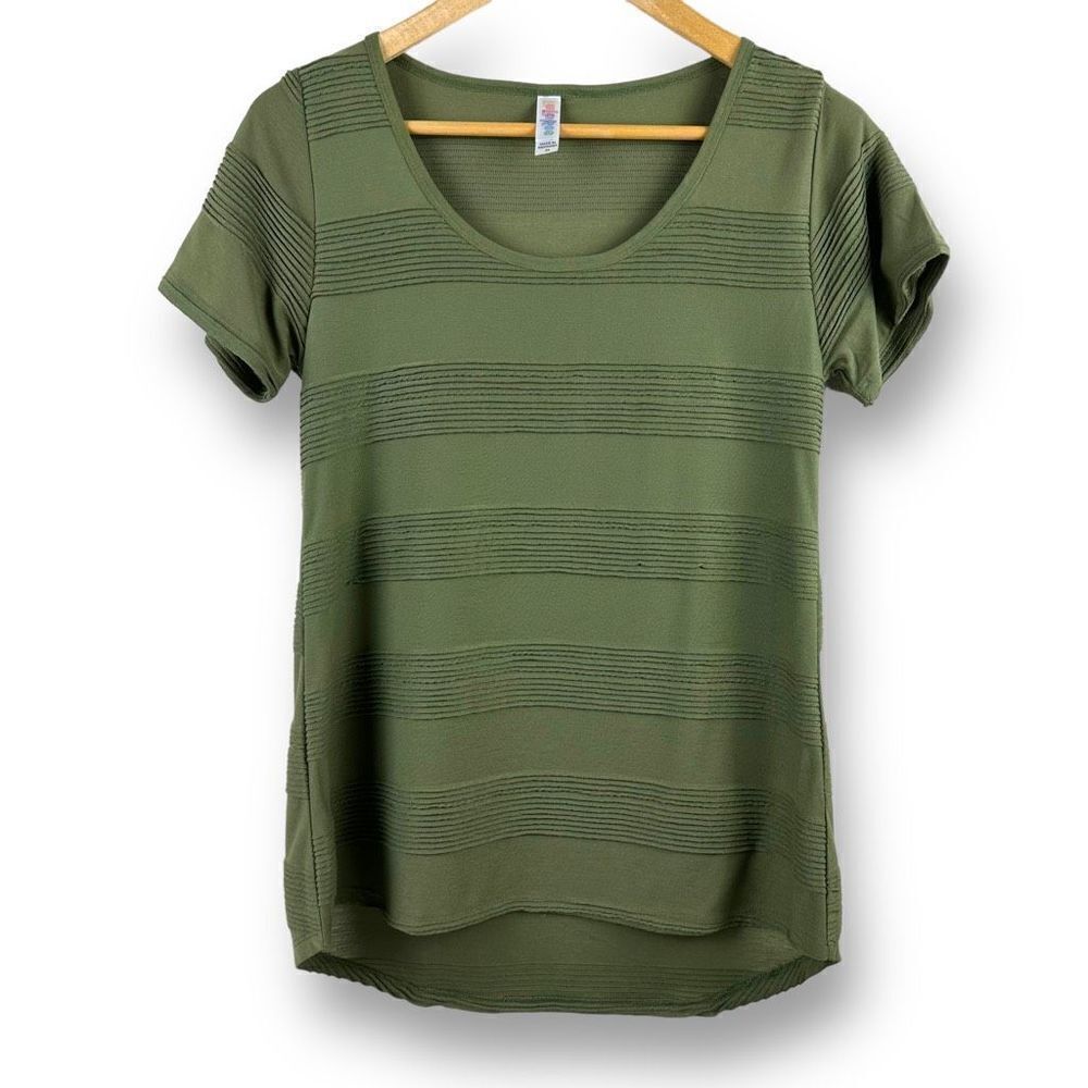 LuLaRoe olive green classic tee size XS